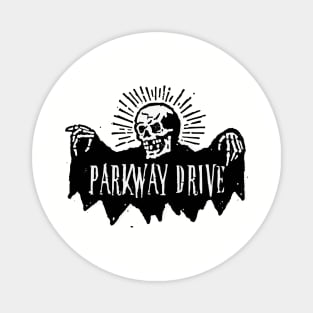 parkway drive skeleton skull Magnet